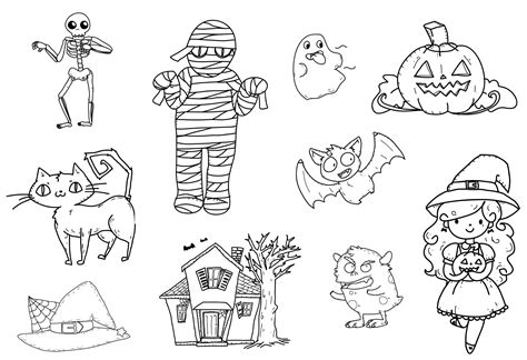 Dibujos de halloween para niños
